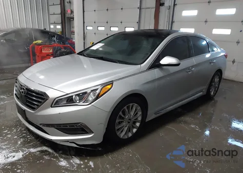 2015 Hyundai Sonata Limited z USA, uszkodzony, nr VIN 5NPE34AF6FH076633